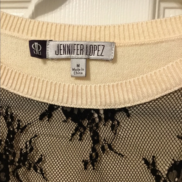 Jennifer Lopez Lace Sweater - Picture 3 of 3